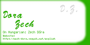 dora zech business card
